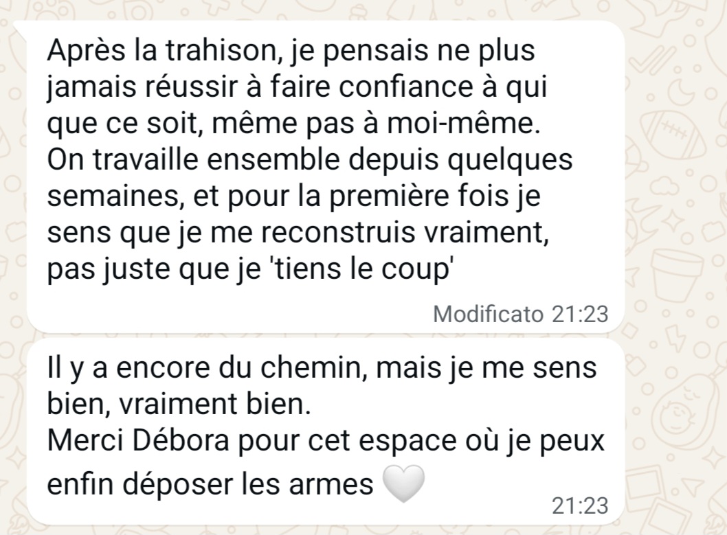 Testimonianza WhatsApp Deporre le Armi